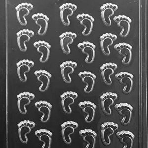 Bite Size Decos Baby Feet Candy Mold Baby Shower Soap Mold