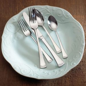 Lenox Portola Stainless Steel Flatware – Set of 65