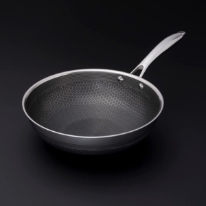 10 In Hybrid Stainless Steel Wok Pan with Stay-Cool Handle-PFOA Free, Dishwasher
