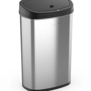Motion Sensor Trash Can 13 Gallon Garbage Touchless Automatic Stainless Steel