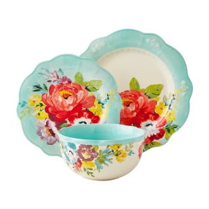 Sweet Romance Blossom 12-Piece Dinnerware Set