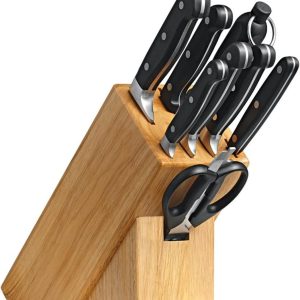 Avanti 78869 Perfekt Cutlery Block 9 Piece Set,Silver