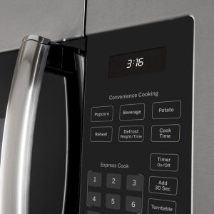 GE 1.6 Cu. Ft. Over-the-Range Microwave – Stainless steel