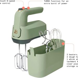 Beautiful Hand Mixer, Sage Green by Drew Barrymore ,Home Kitchen