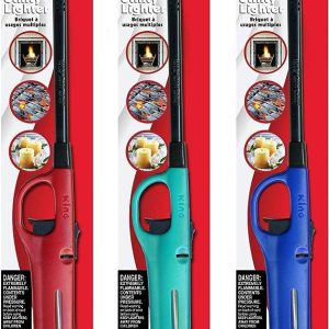 Mango Kingdom 3 Pack King BKOU172 Multi Utility Lighter Assorted Colors
