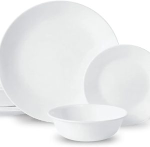 Corelle® Winter Frost White, 12 Piece, Dinnerware Set