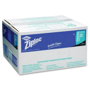 Ziploc Double Zipper Freezer Bags, Gallon, 250 Ct