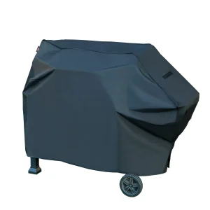 Rip-Stop Charcoal Grill Cover Black Heavy Duty 48X25X40 Inch Outdoor Protection
