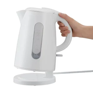 Mainstays 1.7 Liter Plastic Electric Kettle, White