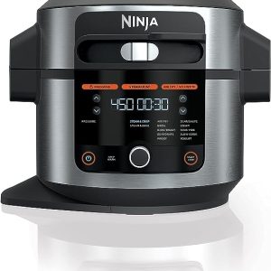 Ninja OL501 Foodi 14-in-1 Pressure Cooker Steam Fryer with SmartLid – Silver/Black