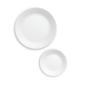 Corelle Simple Lines, 6 Piece Set, Square, Dinnerware Set
